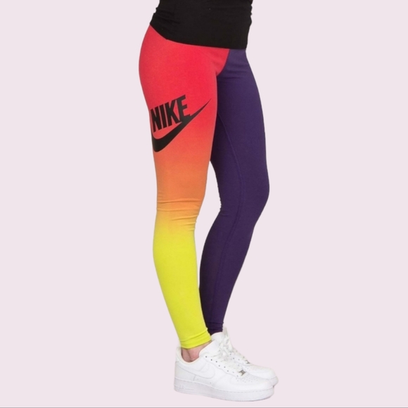 Nike Pants - Nike Ombré Multicolor Logo Leggings